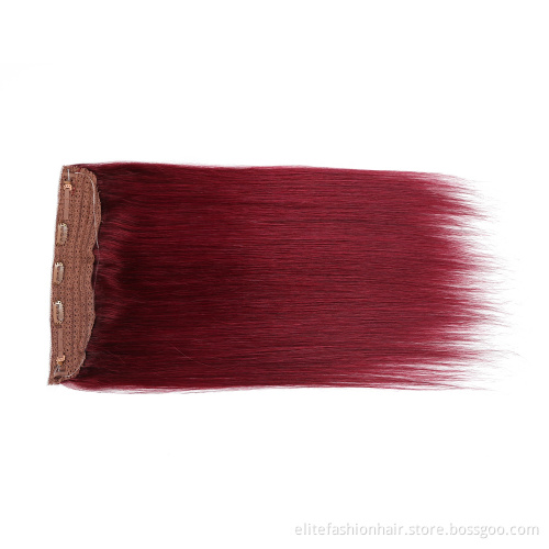 Wholesale Silky Straight Real Human Hair Extensions Hairpiece Halo Wire Hair Extensions with Fish Line Halo Hair Extensions